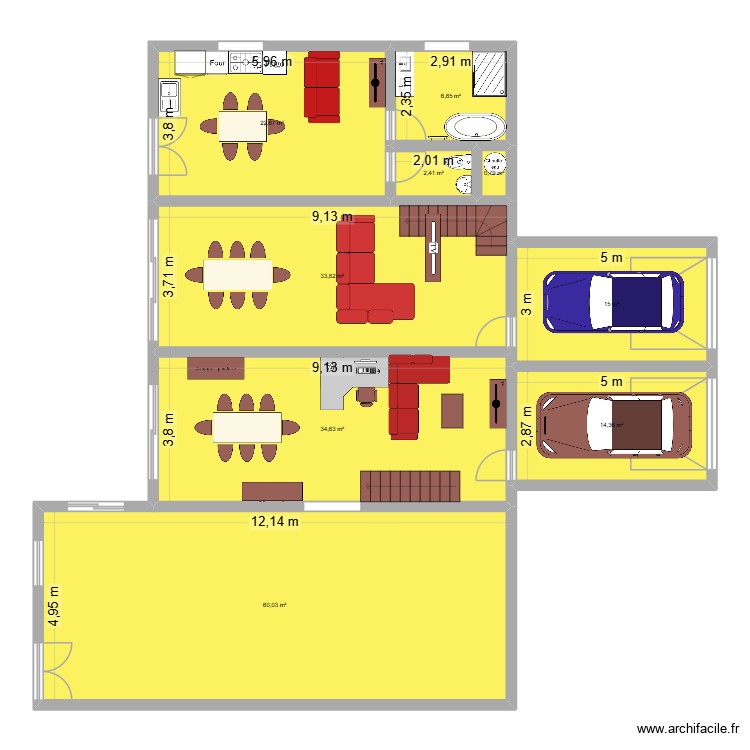 maison du bourg. Plan de 0 pièce et 0 m2 maison du bourg. Plan de 0 pièce et 0 m2