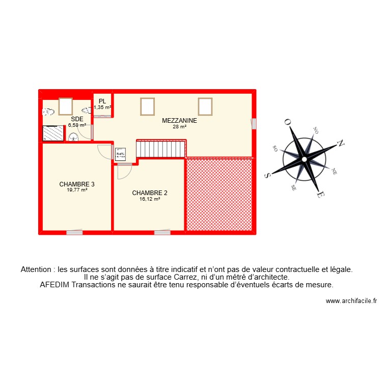 BI26821 -. Plan de 25 pièces et 337 m2