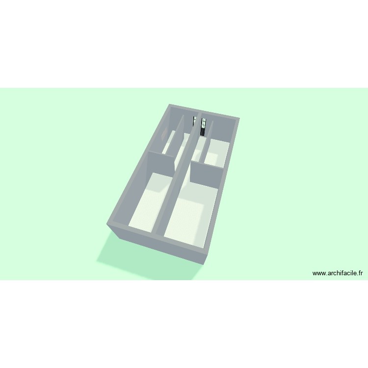 chambre etage. Plan de 0 pièce et 0 m2