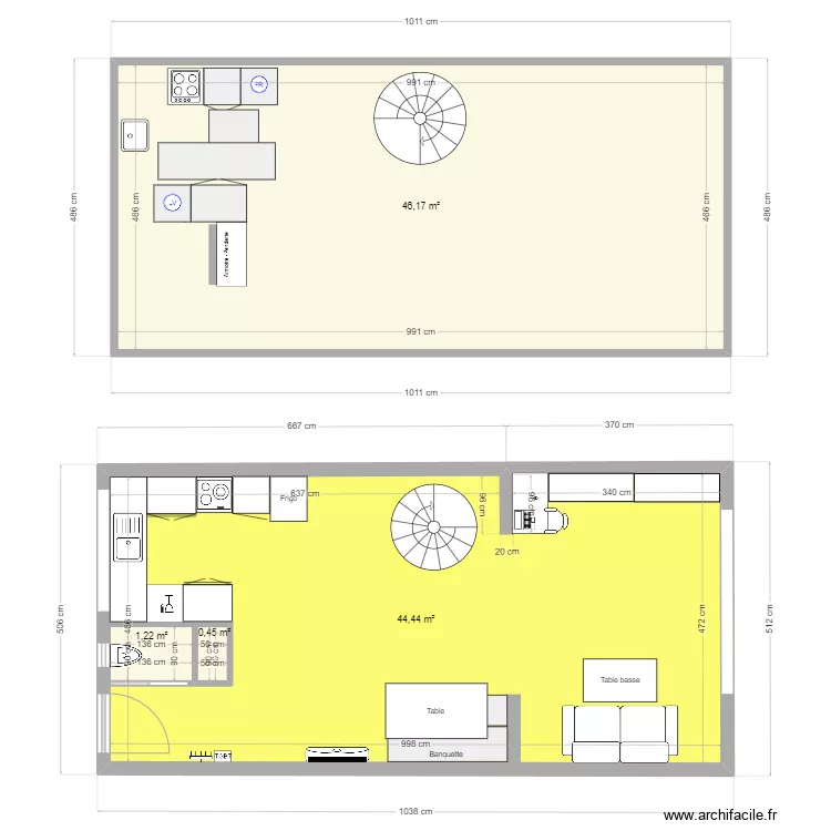 Maison bld de byans 2. Plan de 