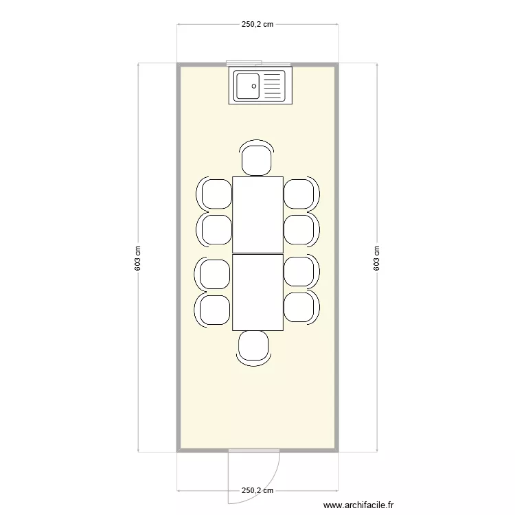 CHANTIER ROUSILLION. Plan de 