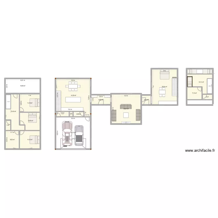 charvo v1. Plan de 21 Pièces et 291 m² charvo v1. Plan de 21 Pièces et 291 m²