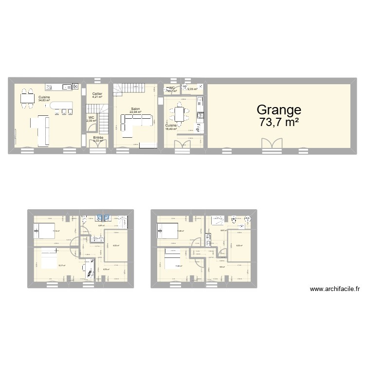 etage 2. Plan de 0 pièce et 0 m2