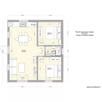 Plan B Carr&eacute; avec meuble