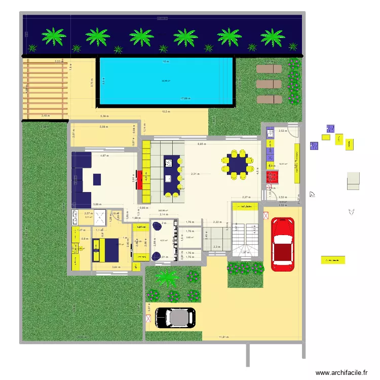 prefaille PC accept&eacute; rdc cindy. Plan de 21  et 1206 m²