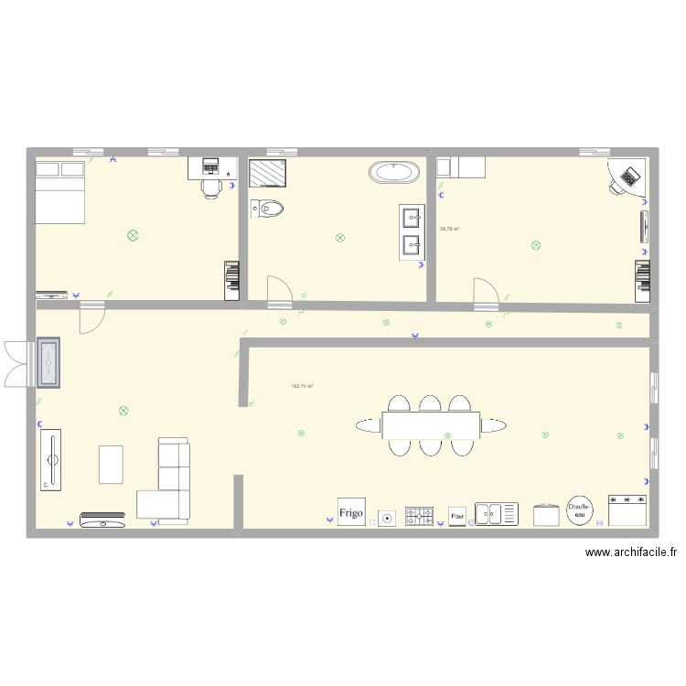 boula. Plan de 0 pièce et 0 m2