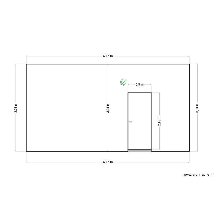 PROJET FACADE NORD EST. Plan de 