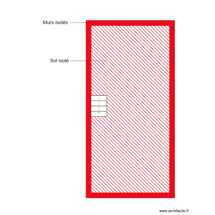 thomasson sous sol r&eacute;nov&eacute;. Plan de 1  et 34 m²