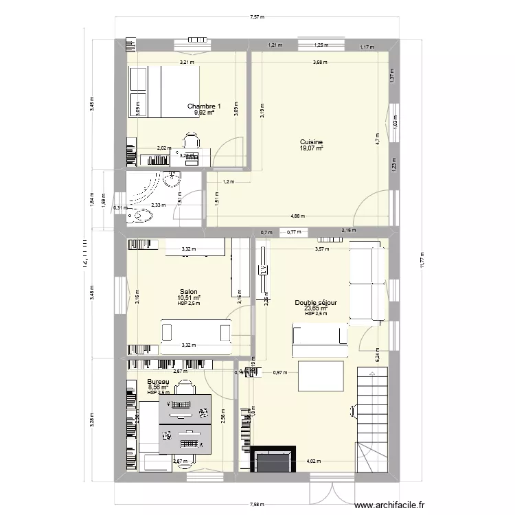RDC été 2025 cuisine. Plan de RDC été 2025 cuisine. Plan de
