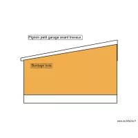 Pignon petit garage apr&egrave;s travaux