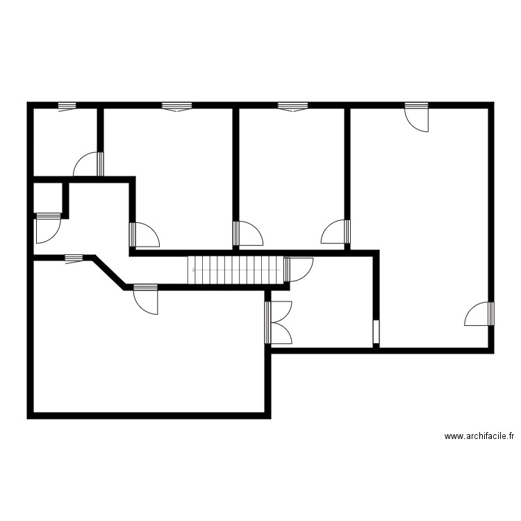 Ancelot. Plan de 19 pièces et 255 m2