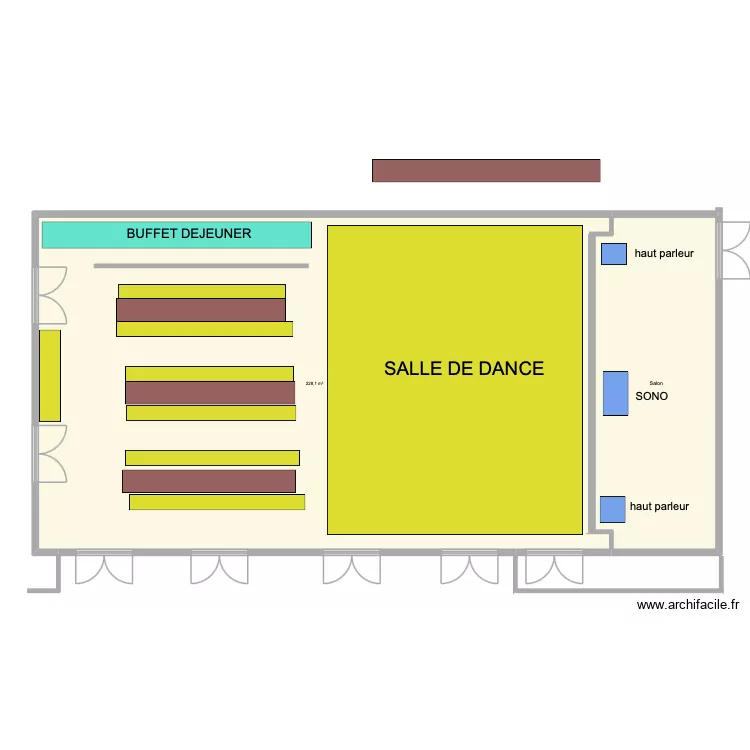 salle pont de bois origine implantation 6. Plan de 2 et 277 m² salle pont de bois origine implantation 6. Plan de 2 et 277 m²