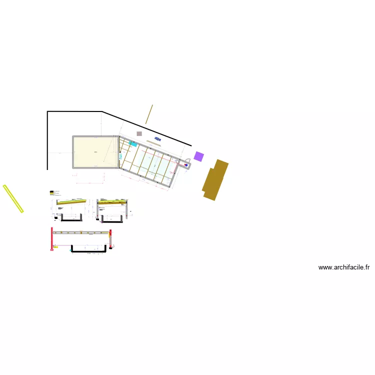piscine 2025 v62. Plan de 1 et 84 m² piscine 2025 v62. Plan de 1 et 84 m²