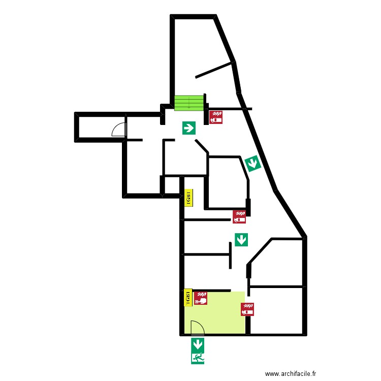 Luxury Sun. Plan de 1 pièce et 8 m2