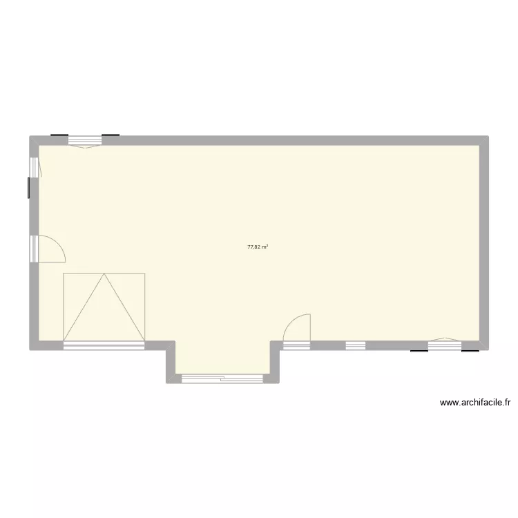 Maison. Plan de 