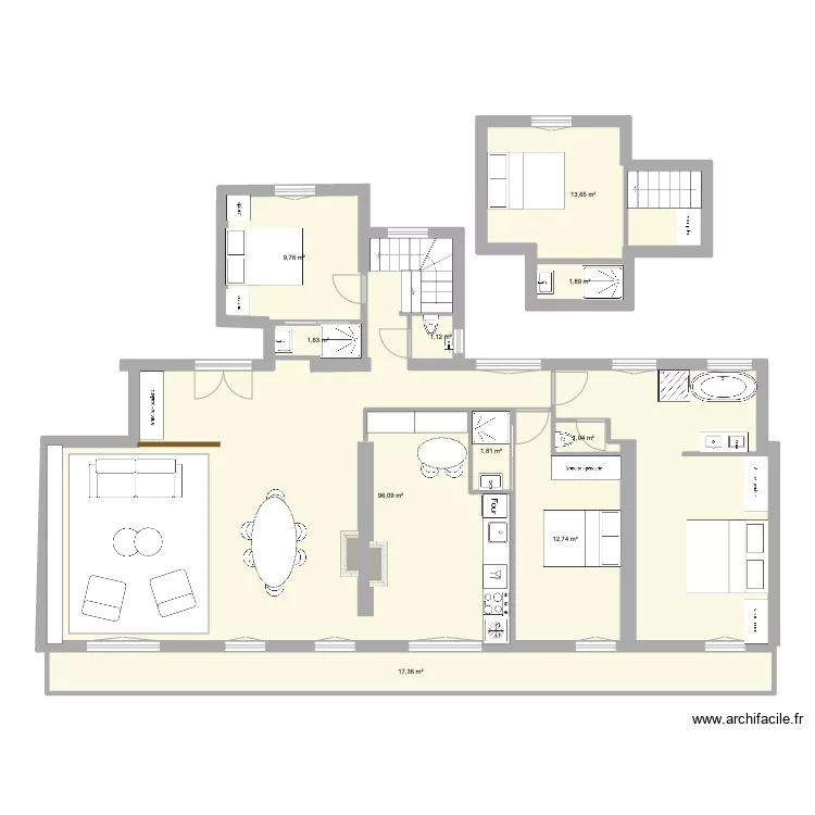 6 LAURISTON . Plan de 
