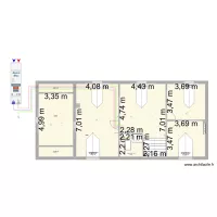 Eclairage: Circuit n°11 (SDB (SA plafond & SA miroir))