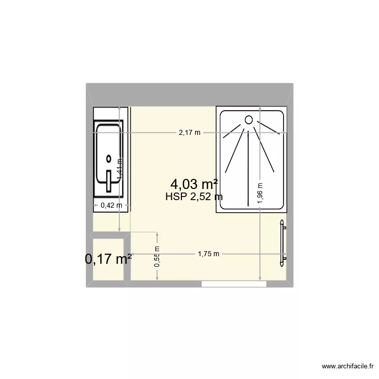 SDB Cahuzacq. Plan de 