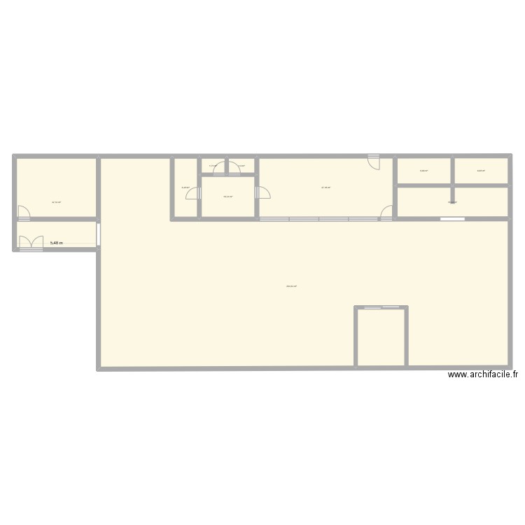 Gare Maritime Arenc. Plan de 10 pièces et 413 m2