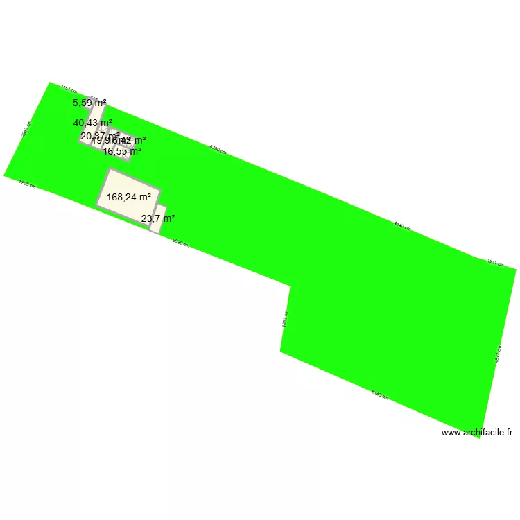 Terrains + garages pountil. Plan de Terrains + garages pountil. Plan de
