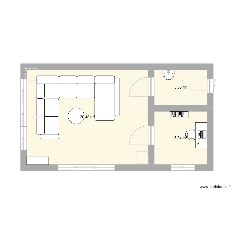 salon privé Jeffrey. Plan de 0 pièce et 0 m2