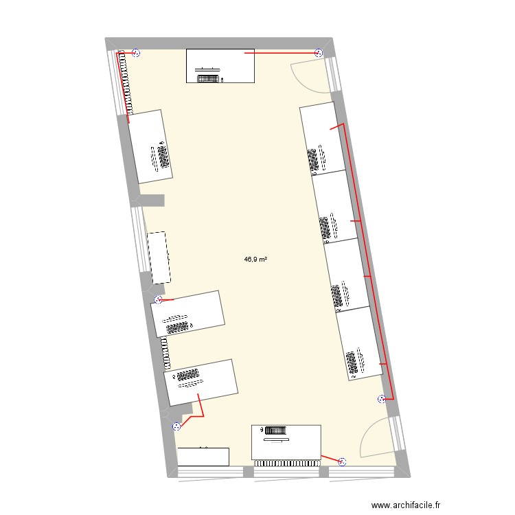 SAE 2.3 2. Plan de 1 pièce et 47 m2