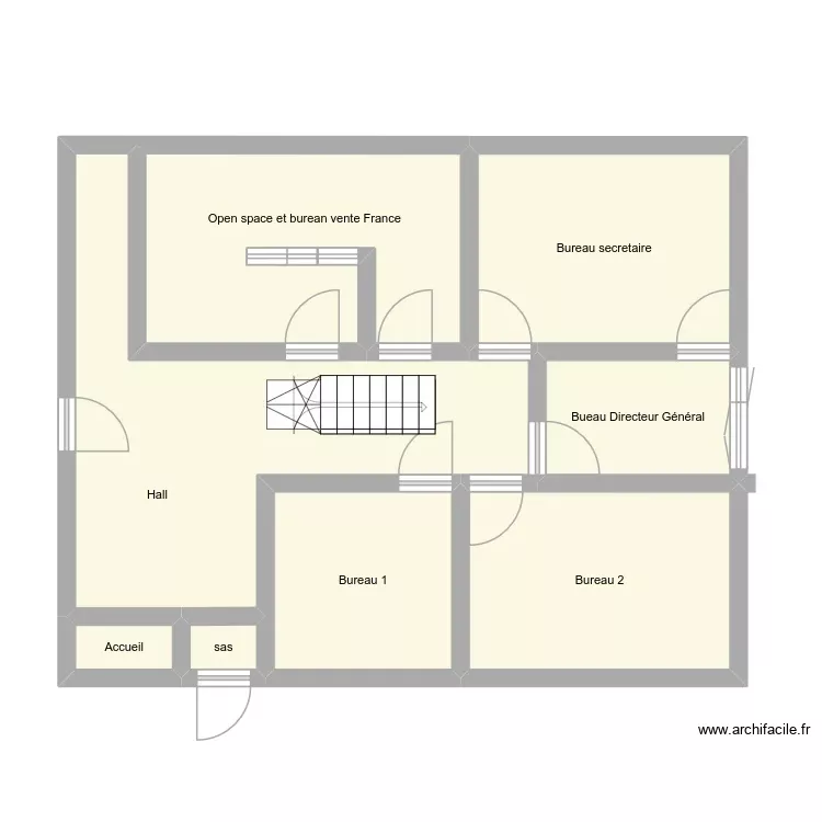 desou. Plan de 8 Pièces et 67 m²