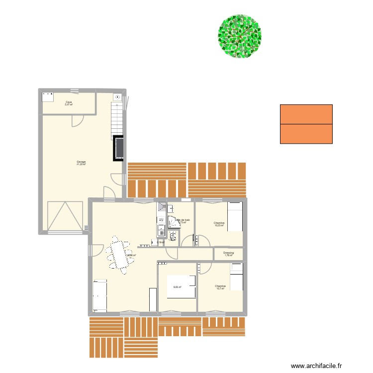 maison avant achat. Plan de 0 pièce et 0 m2