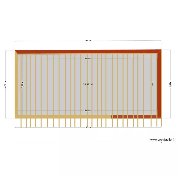zuc. Plan de 1 et 36 m² zuc. Plan de 1 et 36 m²