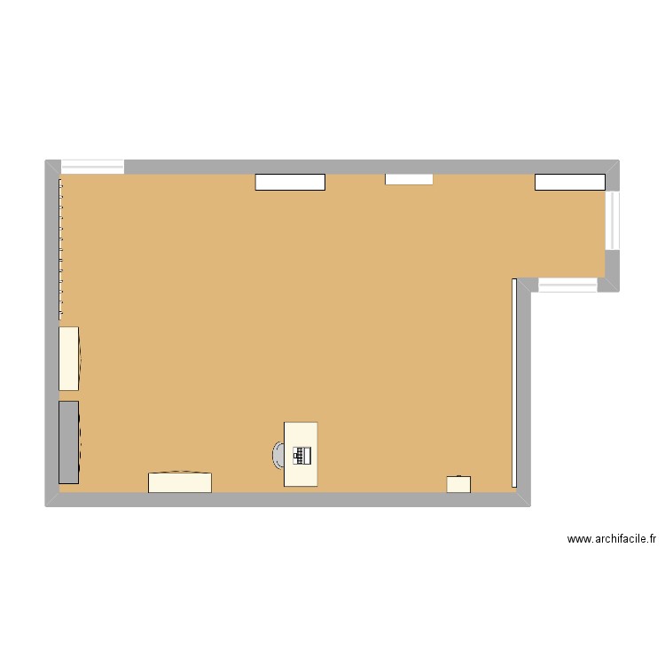 JURY CAPPEI 2025 FIXE. Plan de 1 pièce et 57 m2