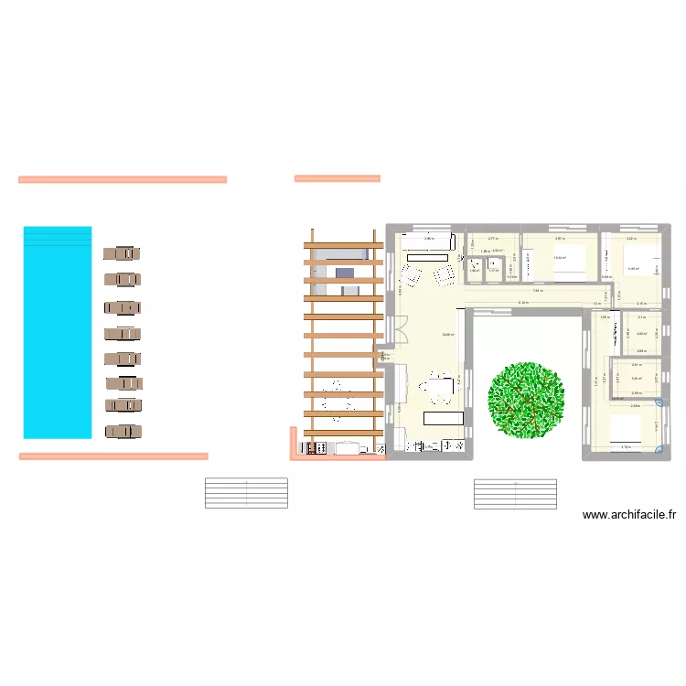 Pouilles   &Agrave;. Plan de 