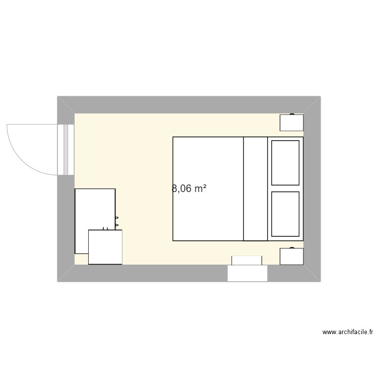 CHAMBRE. Plan de 0 pièce et 0 m2