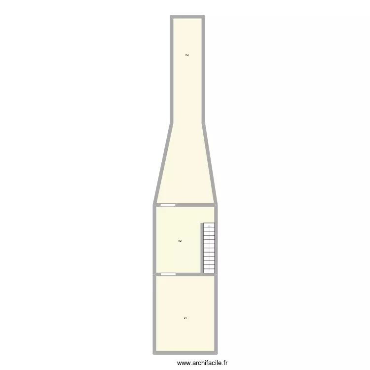 plan V-1 Blauwstr. Plan de 