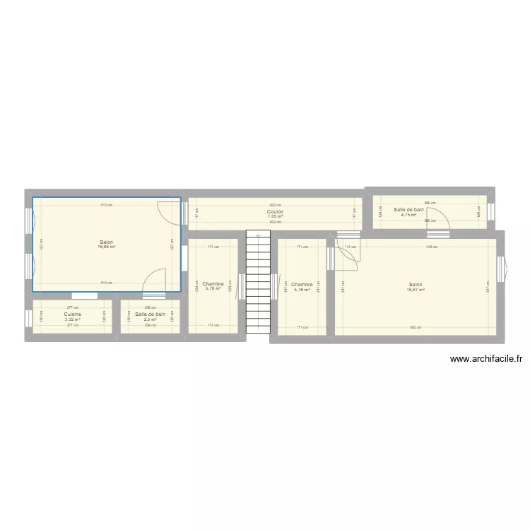 2EME &eacute;tage. Plan de 
