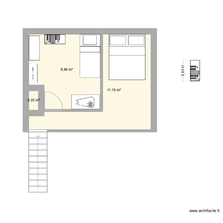Place de l\'Octroi - Mezzanine bis. Plan de 0 pièce et 0 m2
