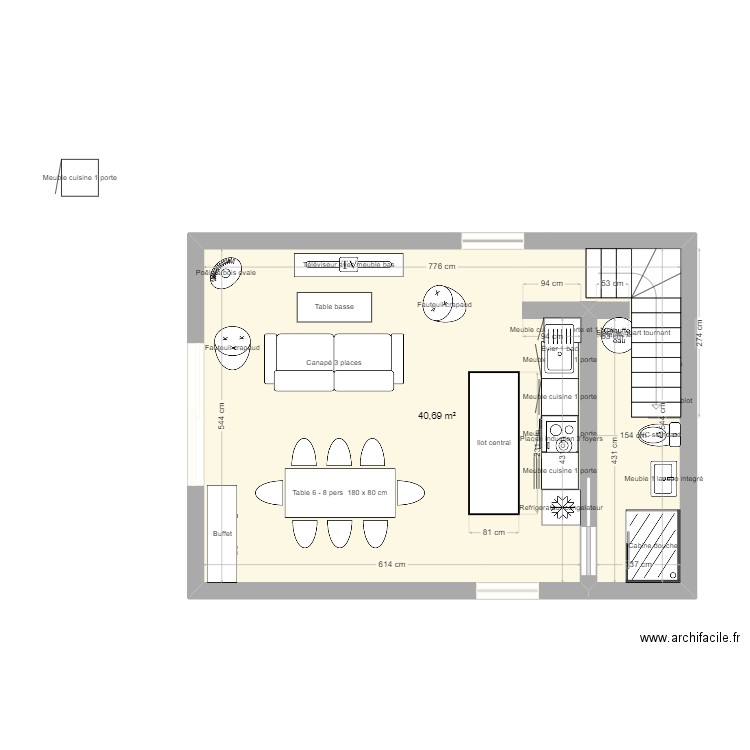 la logerie rdc 1. Plan de 0 pièce et 0 m2