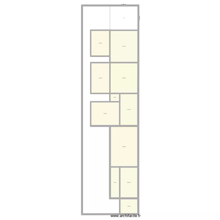 202. Plan de 11  et 192 m²