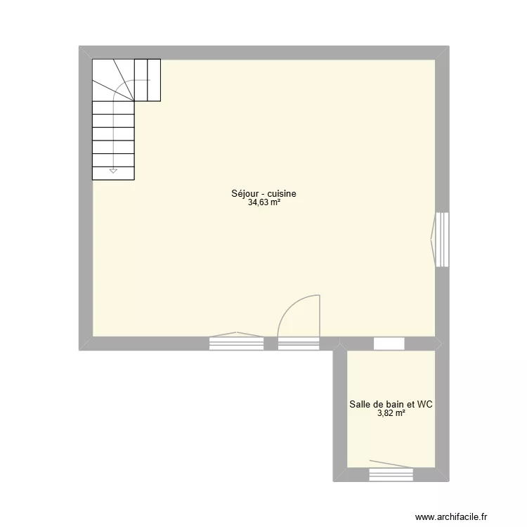 RDC Degrange. Plan de 