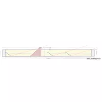 Coupe Fort Saint-Marine PV 35&deg; HT=0.10 m Portrait