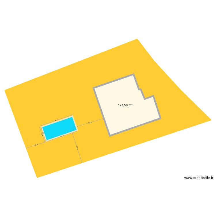 WESTEEL. Plan de 1 pièce et 128 m2