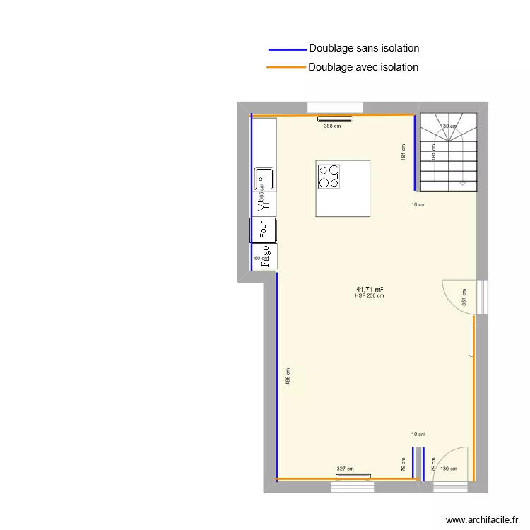 Noja liniere. Plan de 