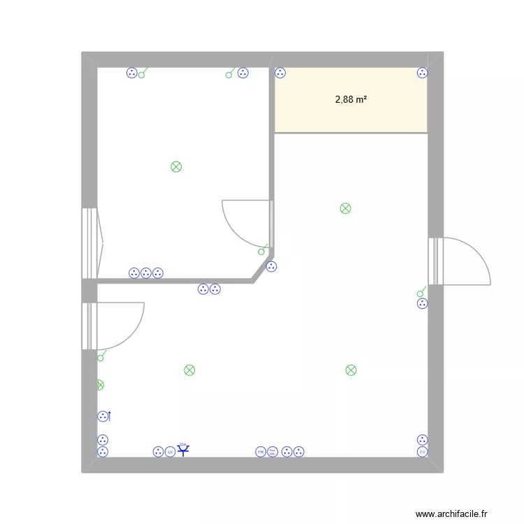 daniel. Plan de 1 et 3 m² daniel. Plan de 1 et 3 m²