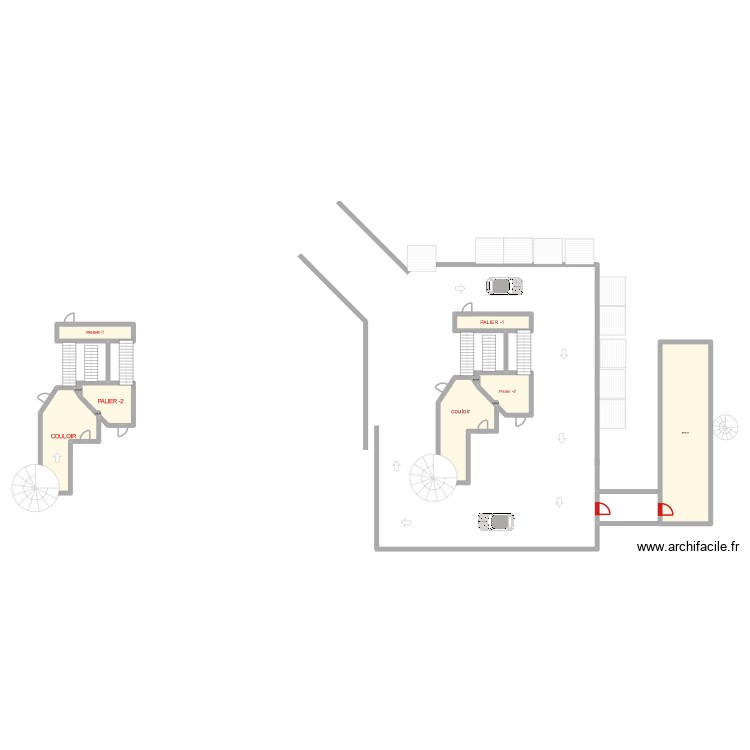 parking. Plan de 0 pièce et 0 m2 parking. Plan de 0 pièce et 0 m2