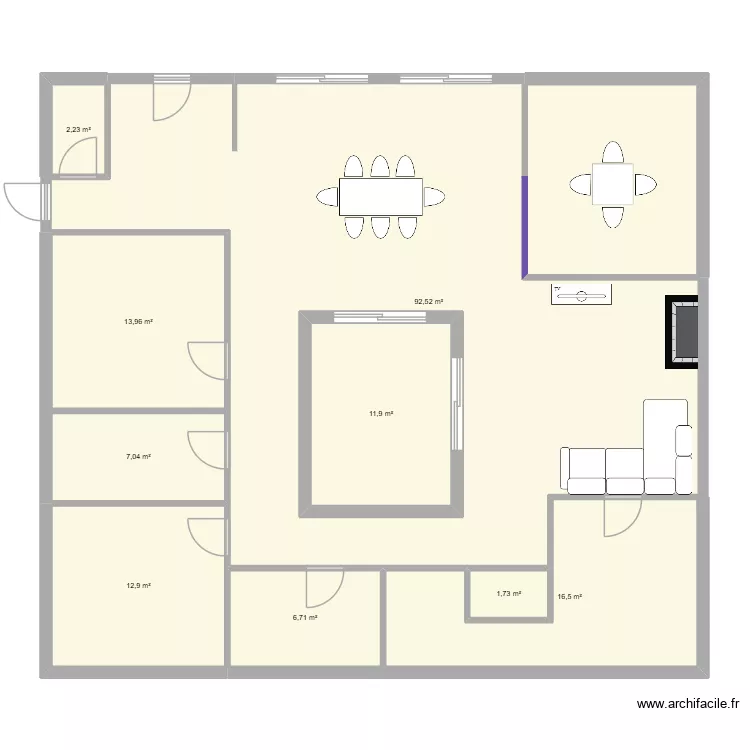patio. Plan de 9 et 181 m² patio. Plan de 9 et 181 m²