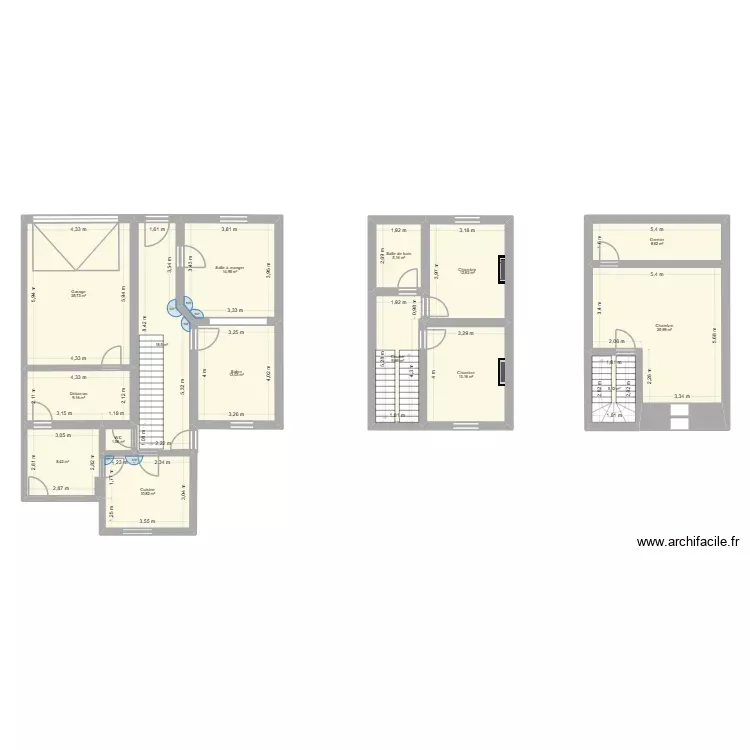 Saint-Marc Apo et Denis. Plan de 15 Pièces et 182 m²