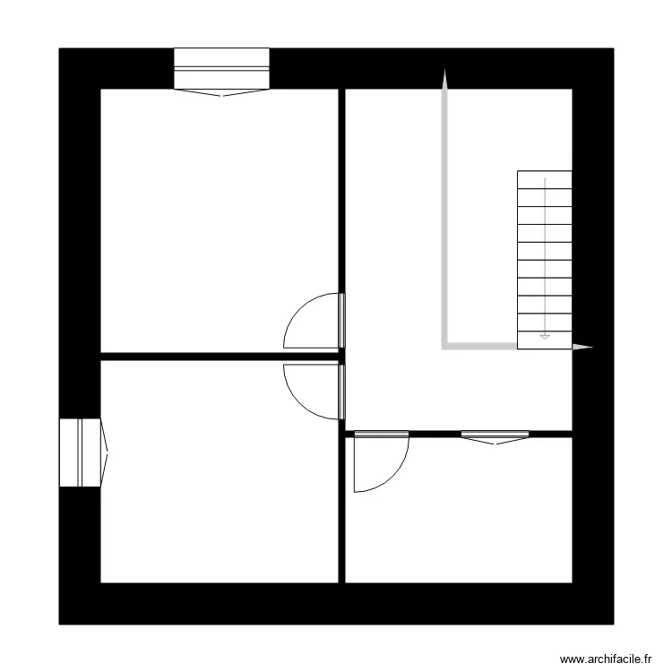 PETITJEAN. Plan de 23  et 233 m²