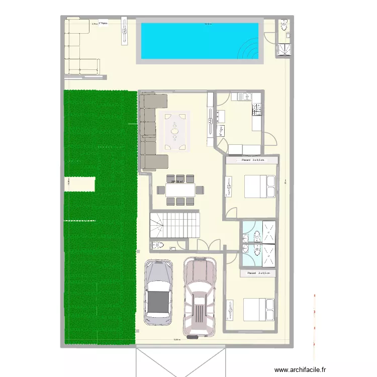 Dakko 4 new. Plan de 3 et 283 m² Dakko 4 new. Plan de 3 et 283 m²