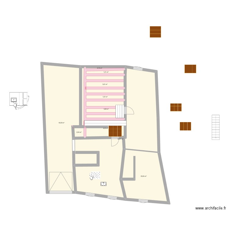 atti cote 2020 ETAGE côté ok 21juillet. Plan de 12 pièces et 554 m2