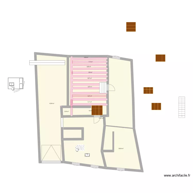 atti cote 2020 ETAGE c&ocirc;t&eacute; ok 21juillet. Plan de 