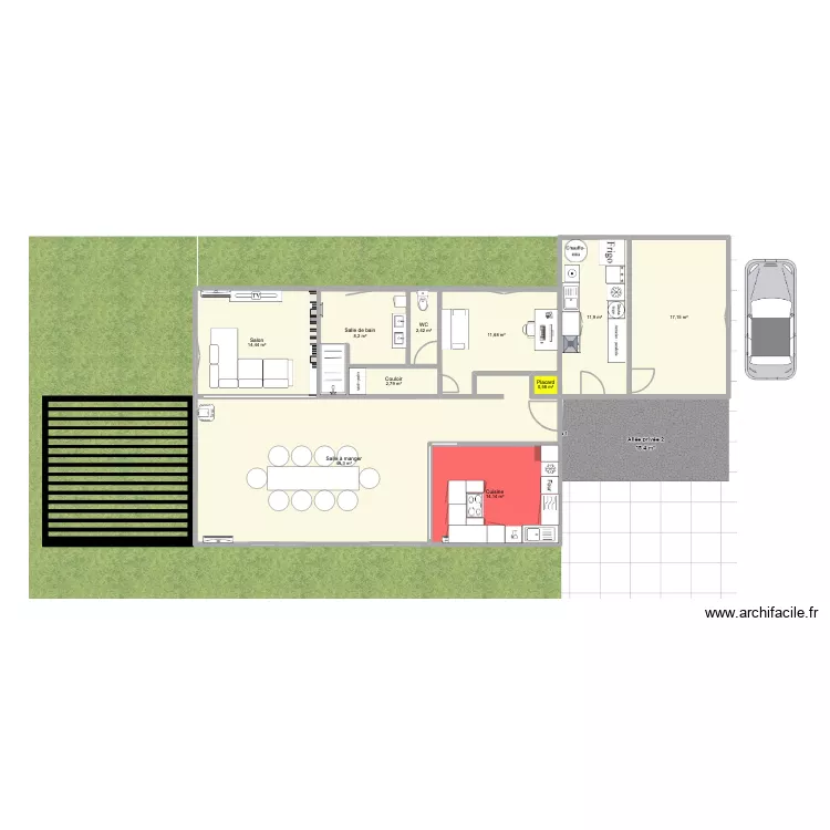 maison. Plan de 10 et 130 m² maison. Plan de 10 et 130 m²